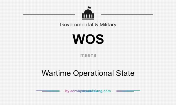 What does WOS mean? It stands for Wartime Operational State