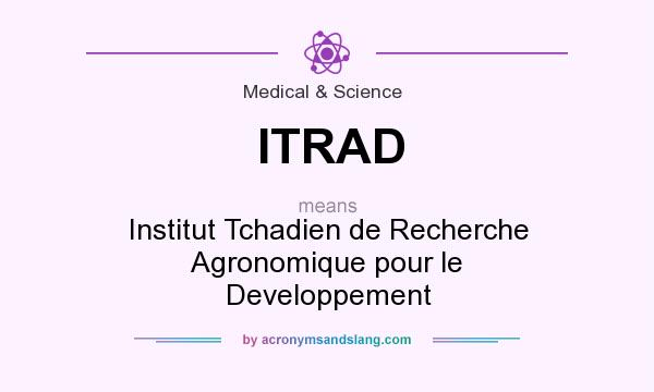 What does ITRAD mean? It stands for Institut Tchadien de Recherche Agronomique pour le Developpement