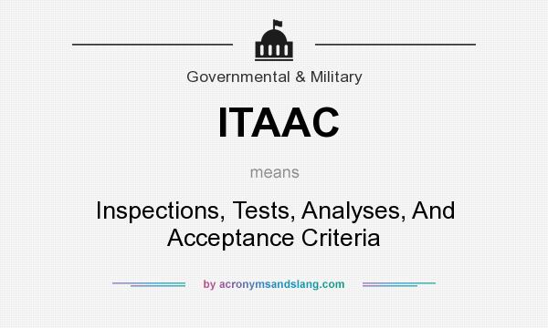 What does ITAAC mean? It stands for Inspections, Tests, Analyses, And Acceptance Criteria