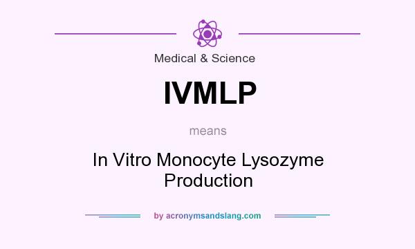 What does IVMLP mean? It stands for In Vitro Monocyte Lysozyme Production