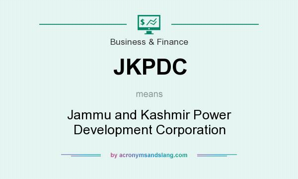 What does JKPDC mean? It stands for Jammu and Kashmir Power Development Corporation
