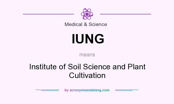 What does IUNG mean? It stands for Institute of Soil Science and Plant Cultivation