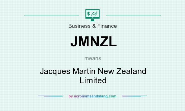 What does JMNZL mean? It stands for Jacques Martin New Zealand Limited
