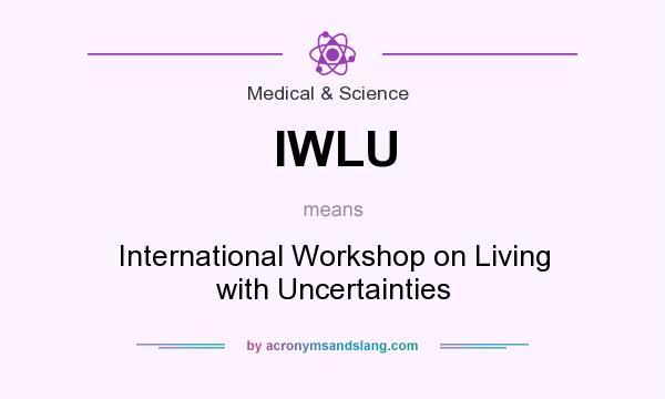 What does IWLU mean? It stands for International Workshop on Living with Uncertainties