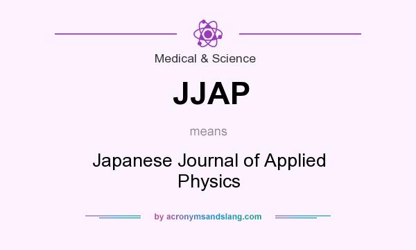 What does JJAP mean? It stands for Japanese Journal of Applied Physics