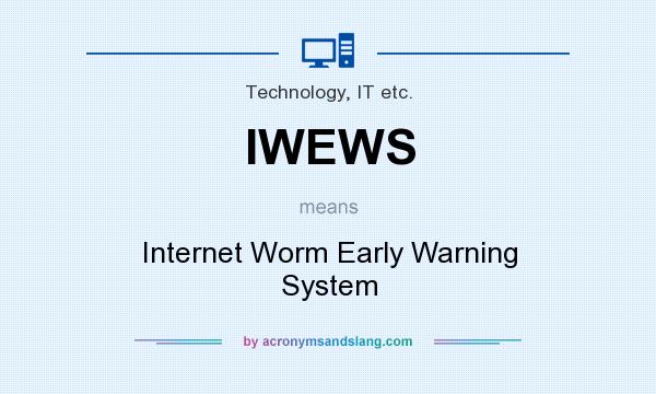 What does IWEWS mean? It stands for Internet Worm Early Warning System
