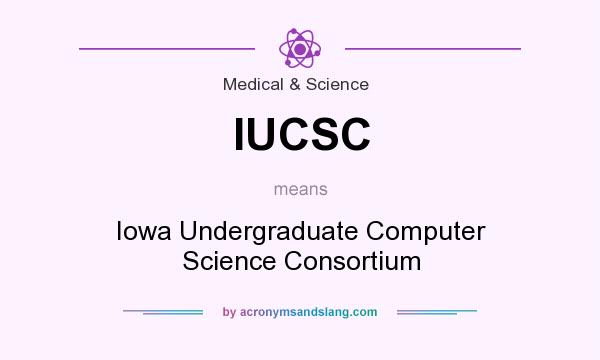 What does IUCSC mean? It stands for Iowa Undergraduate Computer Science Consortium