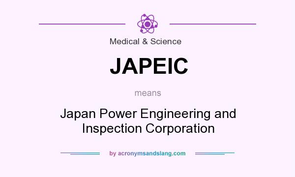 What does JAPEIC mean? It stands for Japan Power Engineering and Inspection Corporation