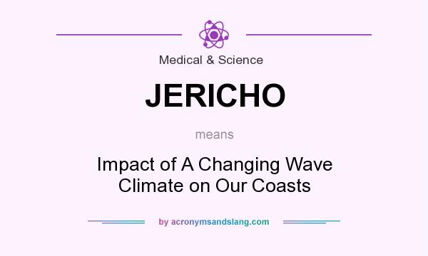 What does JERICHO mean? It stands for Impact of A Changing Wave Climate on Our Coasts