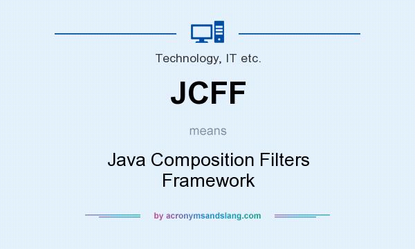 What does JCFF mean? It stands for Java Composition Filters Framework