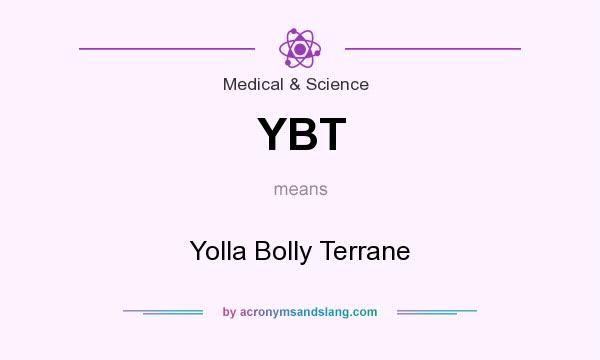 What does YBT mean? It stands for Yolla Bolly Terrane