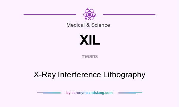 What does XIL mean? It stands for X-Ray Interference Lithography