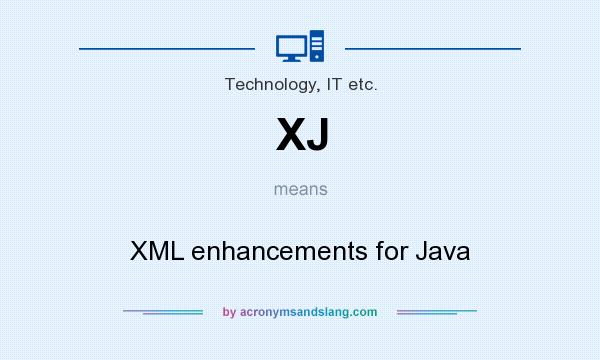 What does XJ mean? It stands for XML enhancements for Java