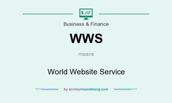 What does WWS mean? It stands for World Website Service
