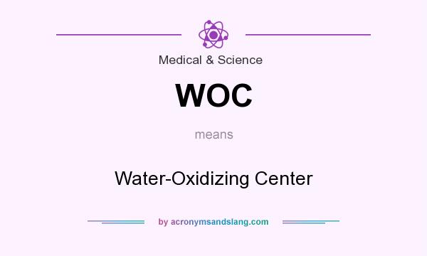What does WOC mean? It stands for Water-Oxidizing Center