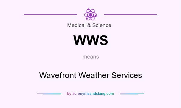 What does WWS mean? It stands for Wavefront Weather Services