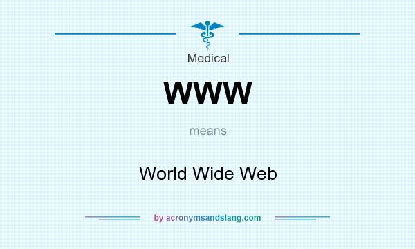 What does WWW mean? It stands for World Wide Web