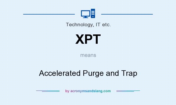 What does XPT mean? It stands for Accelerated Purge and Trap