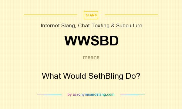 What does WWSBD mean? It stands for What Would SethBling Do?