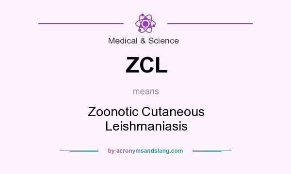What does ZCL mean? It stands for Zoonotic Cutaneous Leishmaniasis