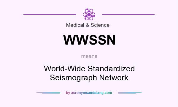 What does WWSSN mean? It stands for World-Wide Standardized Seismograph Network