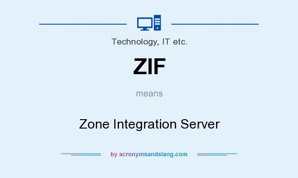 What does ZIF mean? It stands for Zone Integration Server