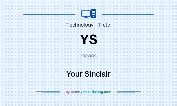 What does YS mean? It stands for Your Sinclair