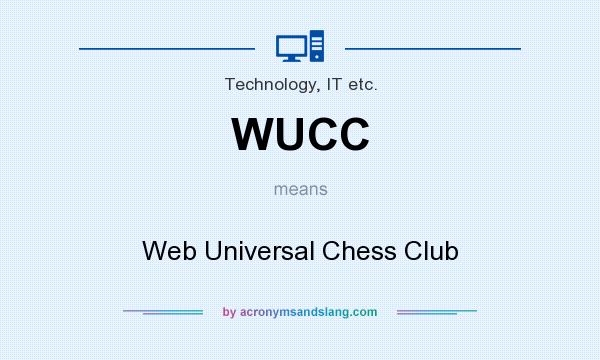 What does WUCC mean? It stands for Web Universal Chess Club