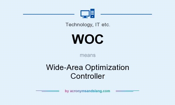 What does WOC mean? It stands for Wide-Area Optimization Controller