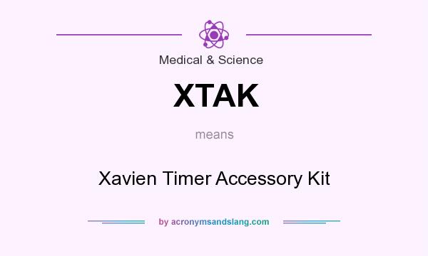 What does XTAK mean? It stands for Xavien Timer Accessory Kit