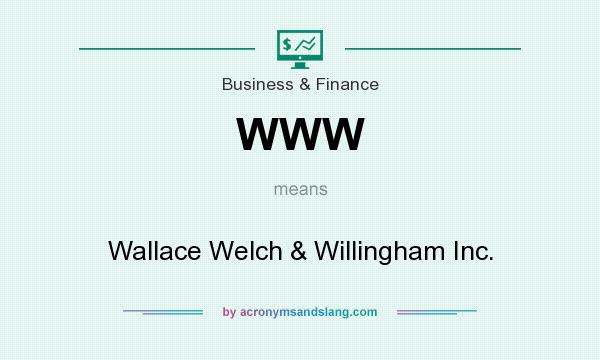 What does WWW mean? It stands for Wallace Welch & Willingham Inc.