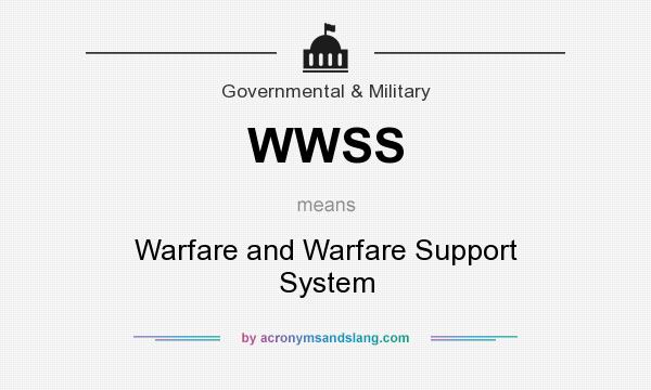 What does WWSS mean? It stands for Warfare and Warfare Support System