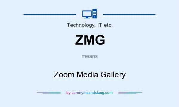 What does ZMG mean? It stands for Zoom Media Gallery