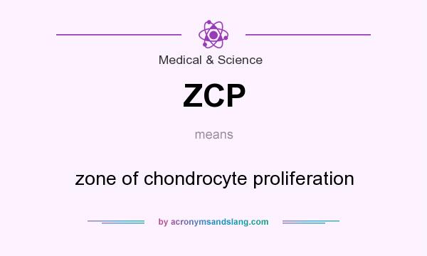 What does ZCP mean? It stands for zone of chondrocyte proliferation