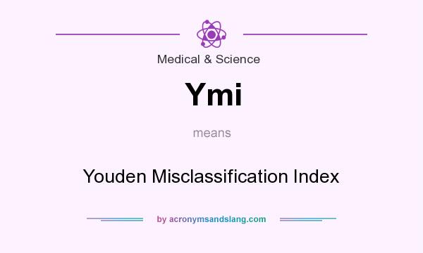 What does Ymi mean? It stands for Youden Misclassification Index
