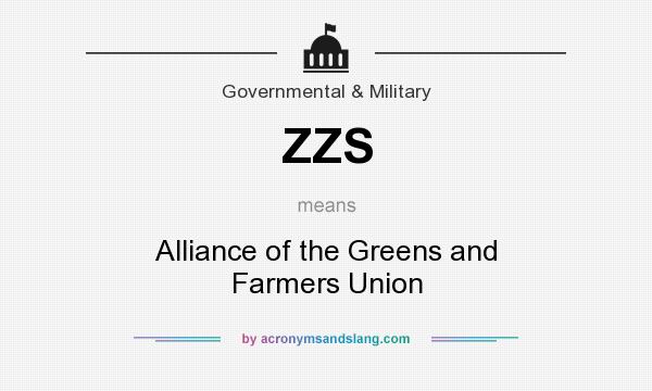 What does ZZS mean? It stands for Alliance of the Greens and Farmers Union
