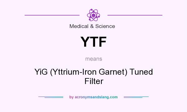 What does YTF mean? It stands for YiG (Yttrium-Iron Garnet) Tuned Filter