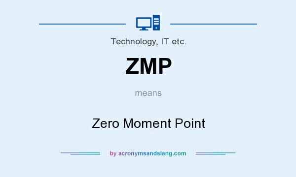 What does ZMP mean? It stands for Zero Moment Point