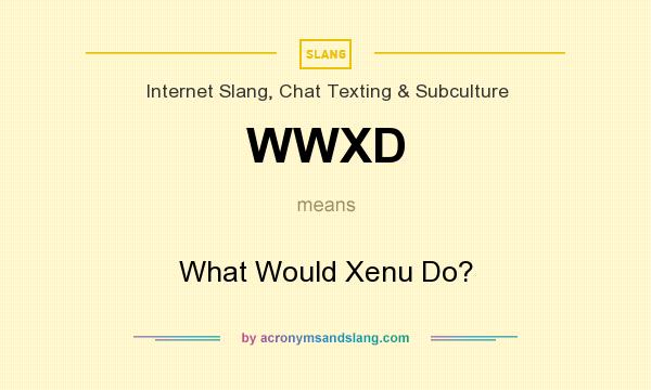 What does WWXD mean? It stands for What Would Xenu Do?