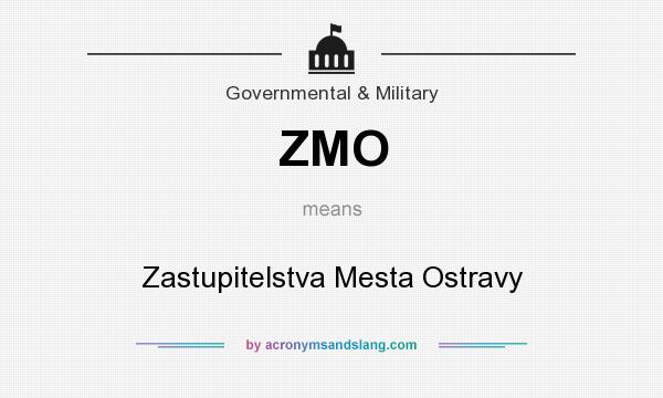 What does ZMO mean? It stands for Zastupitelstva Mesta Ostravy