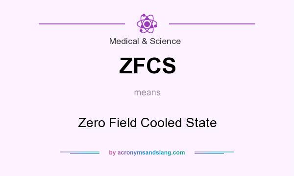 What does ZFCS mean? It stands for Zero Field Cooled State