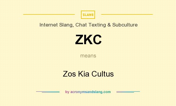 What does ZKC mean? It stands for Zos Kia Cultus
