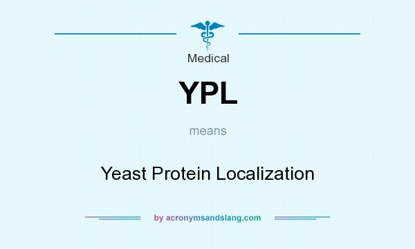What does YPL mean? It stands for Yeast Protein Localization