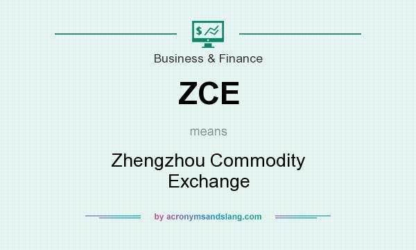 What does ZCE mean? It stands for Zhengzhou Commodity Exchange