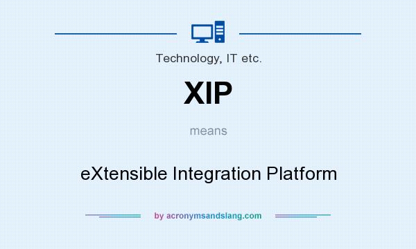 What does XIP mean? It stands for eXtensible Integration Platform