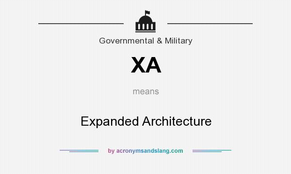 What does XA mean? It stands for Expanded Architecture