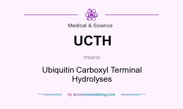 What does UCTH mean? It stands for Ubiquitin Carboxyl Terminal Hydrolyses