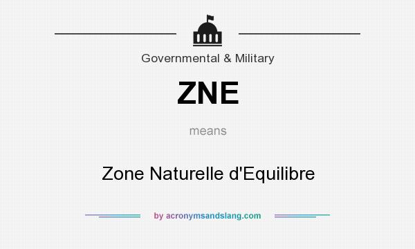 What does ZNE mean? It stands for Zone Naturelle d`Equilibre