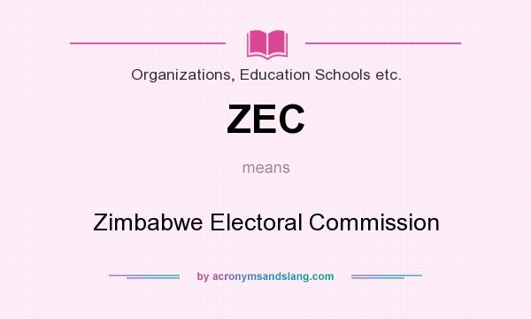 What does ZEC mean? It stands for Zimbabwe Electoral Commission