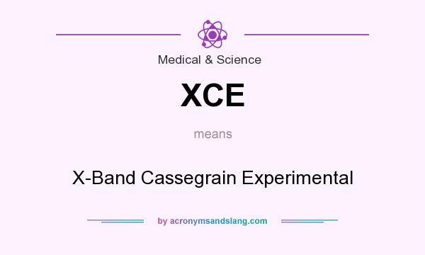 What does XCE mean? It stands for X-Band Cassegrain Experimental
